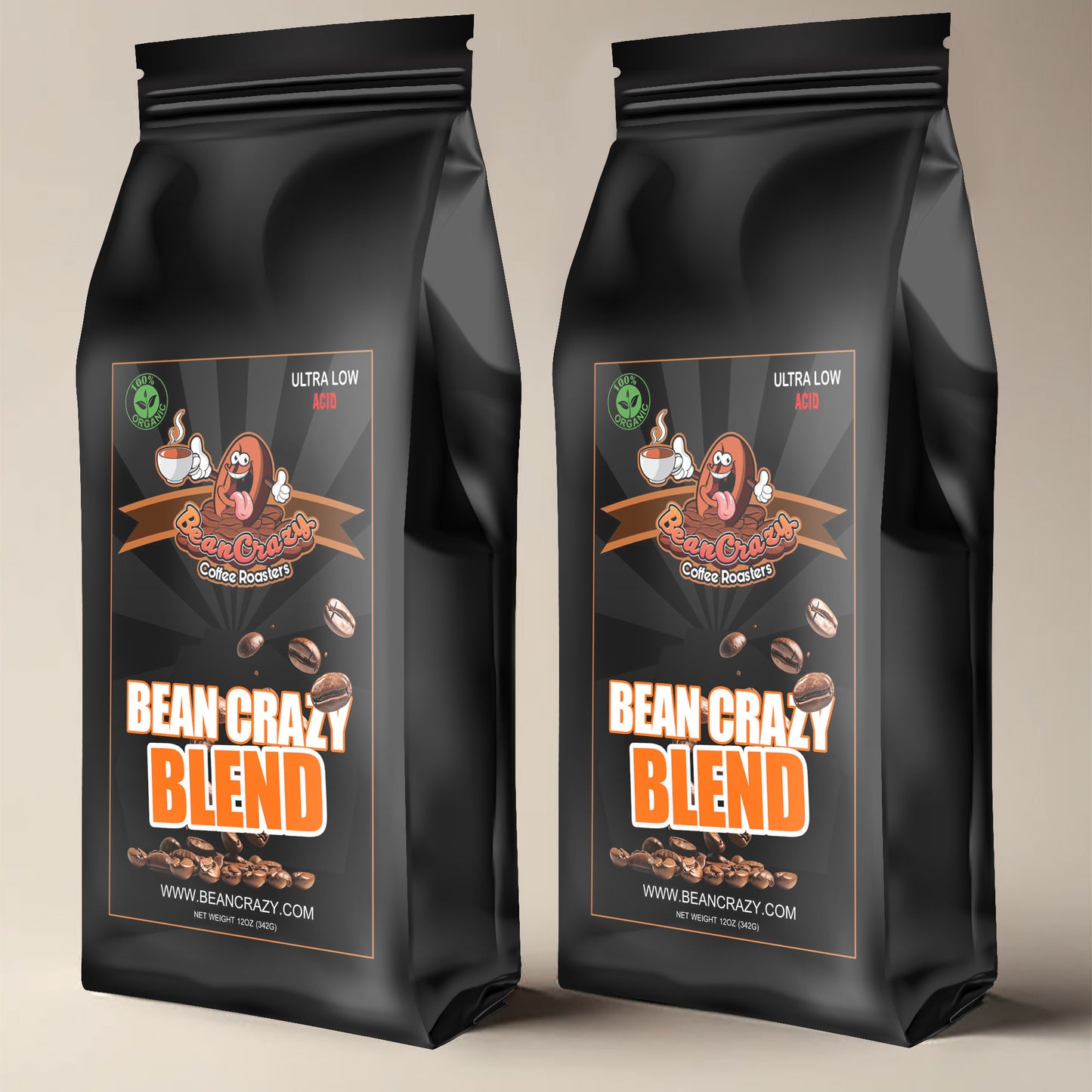Bean Crazy Blend Coffee - Balanced & Flavorful