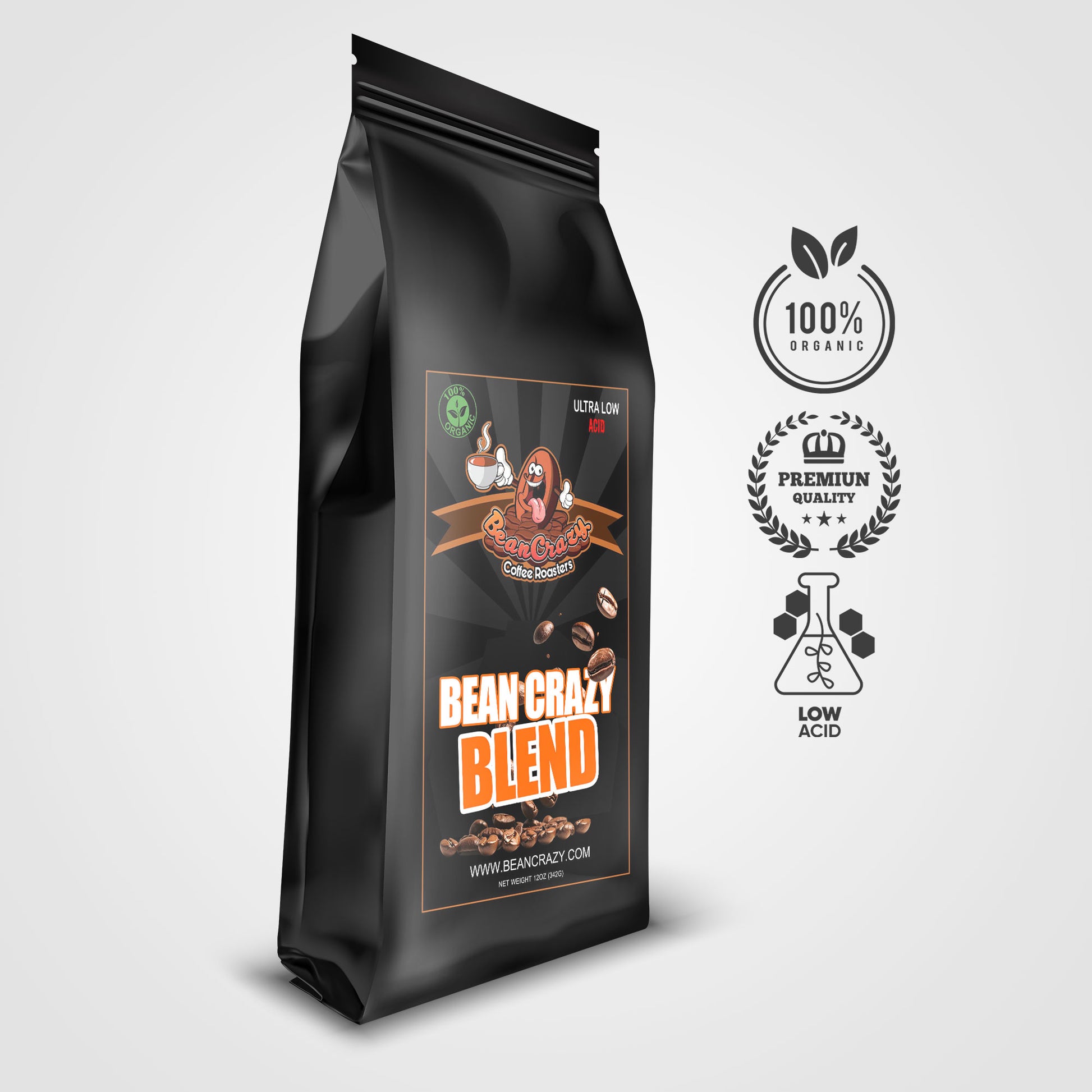 Bean Crazy Blend Coffee - Balanced & Flavorful