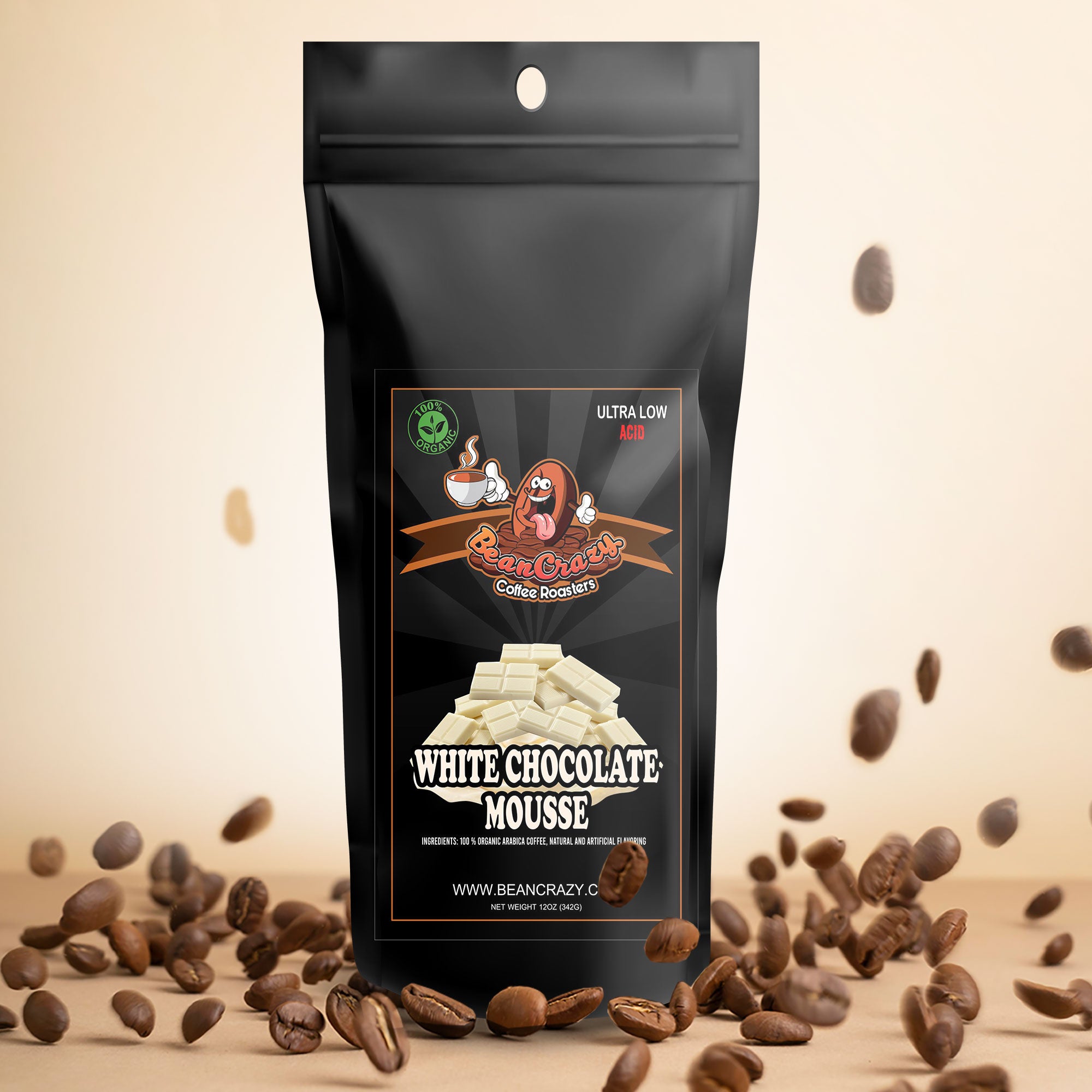 White Chocolate Mousse Coffee - Smooth, Low Acidity Treat