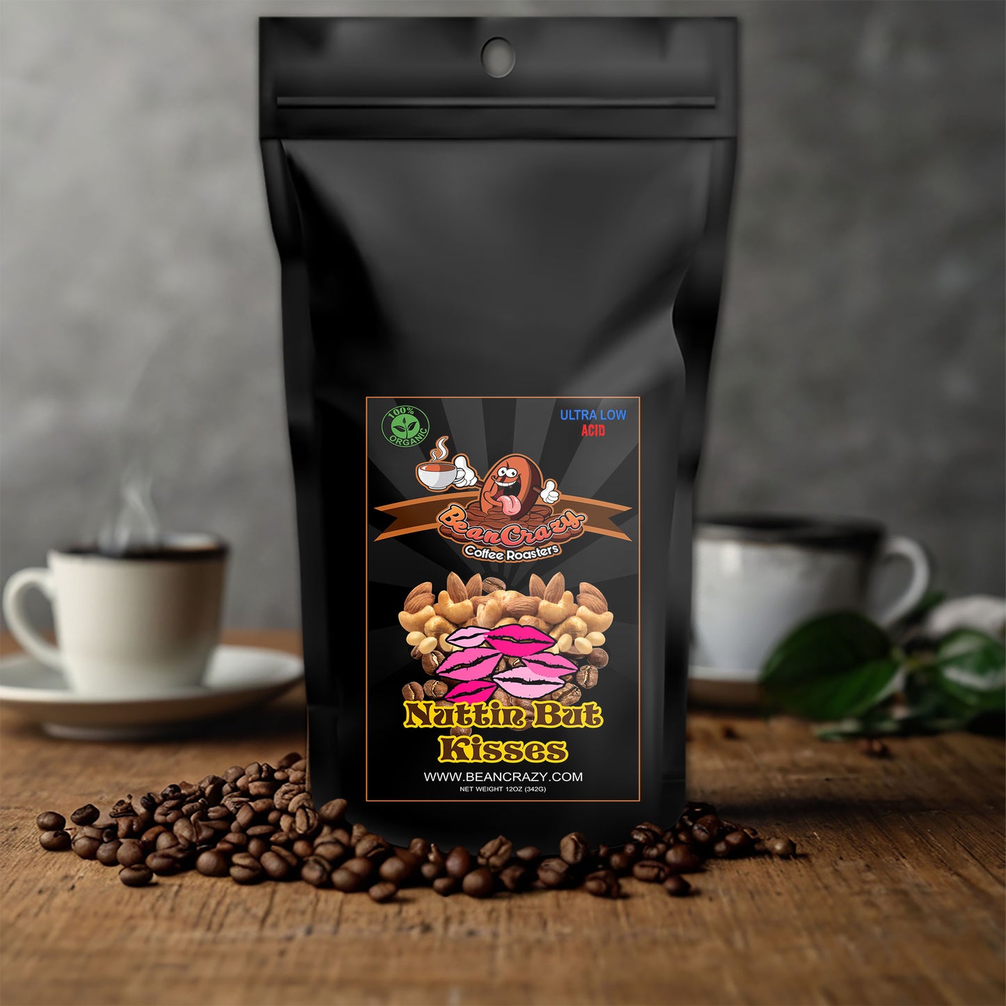 Nuttin But Kisses Coffee - A Nutty Trail Mix Blend